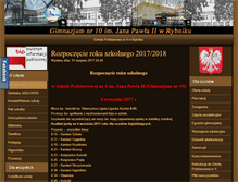 Tablet Screenshot of g10rybnik.pl